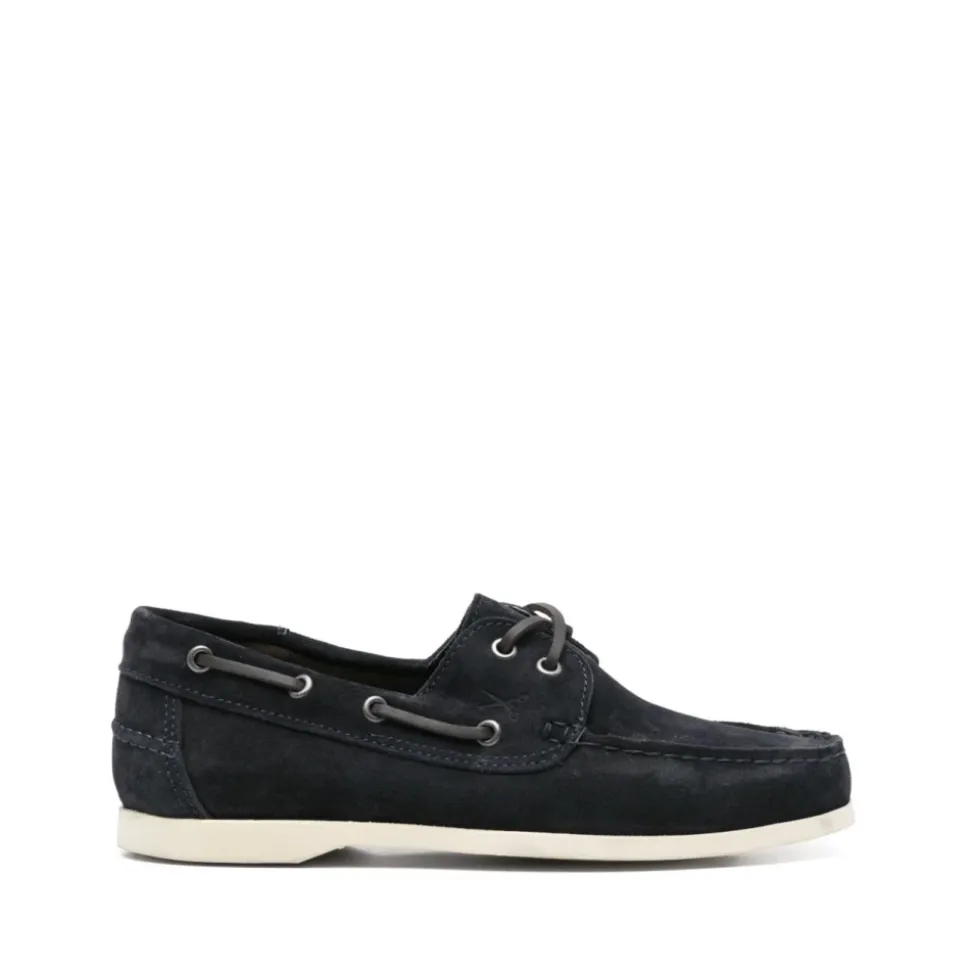 Swan Suede Boat Shoes