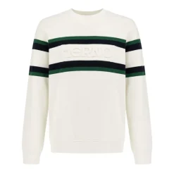 Sweter z przędzy barwionej w romby piki