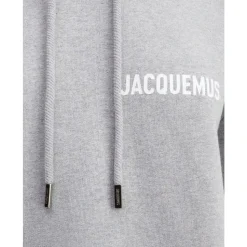 Szara Sweter Standardowe Unisex