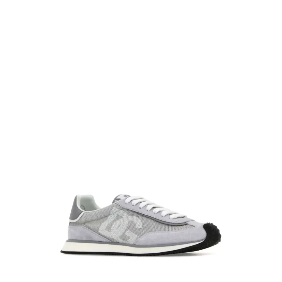 Szare Zamszowe Aria Sneakers