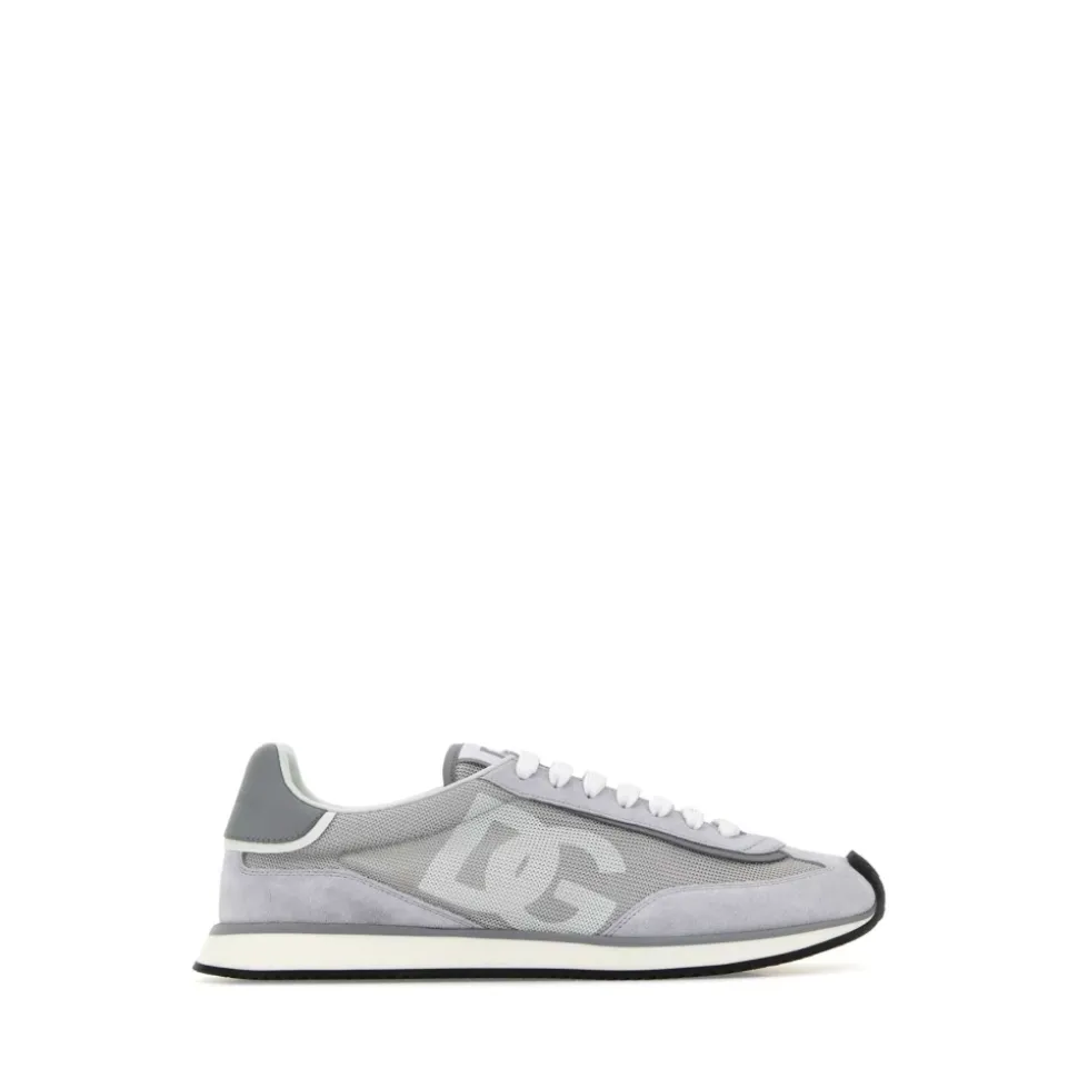 Szare Zamszowe Aria Sneakers