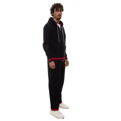 Teksturowany dres z bawełny z logo