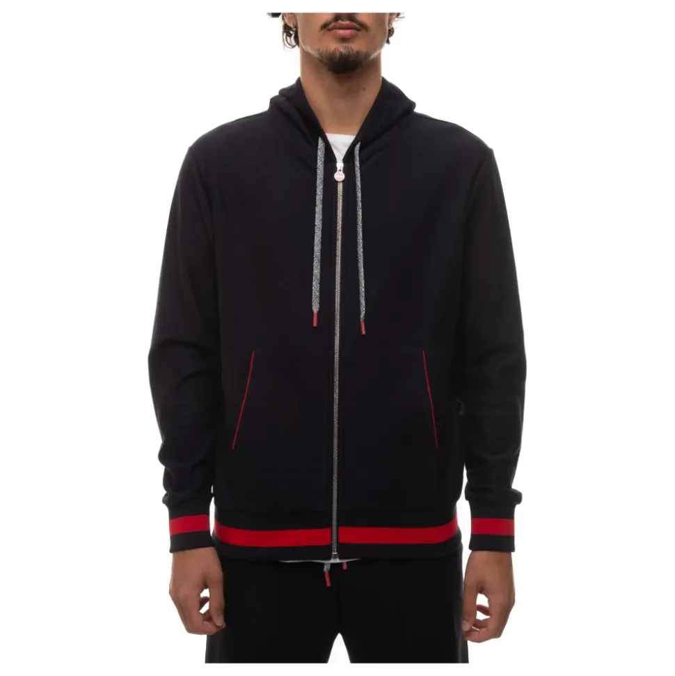 Teksturowany dres z bawełny z logo