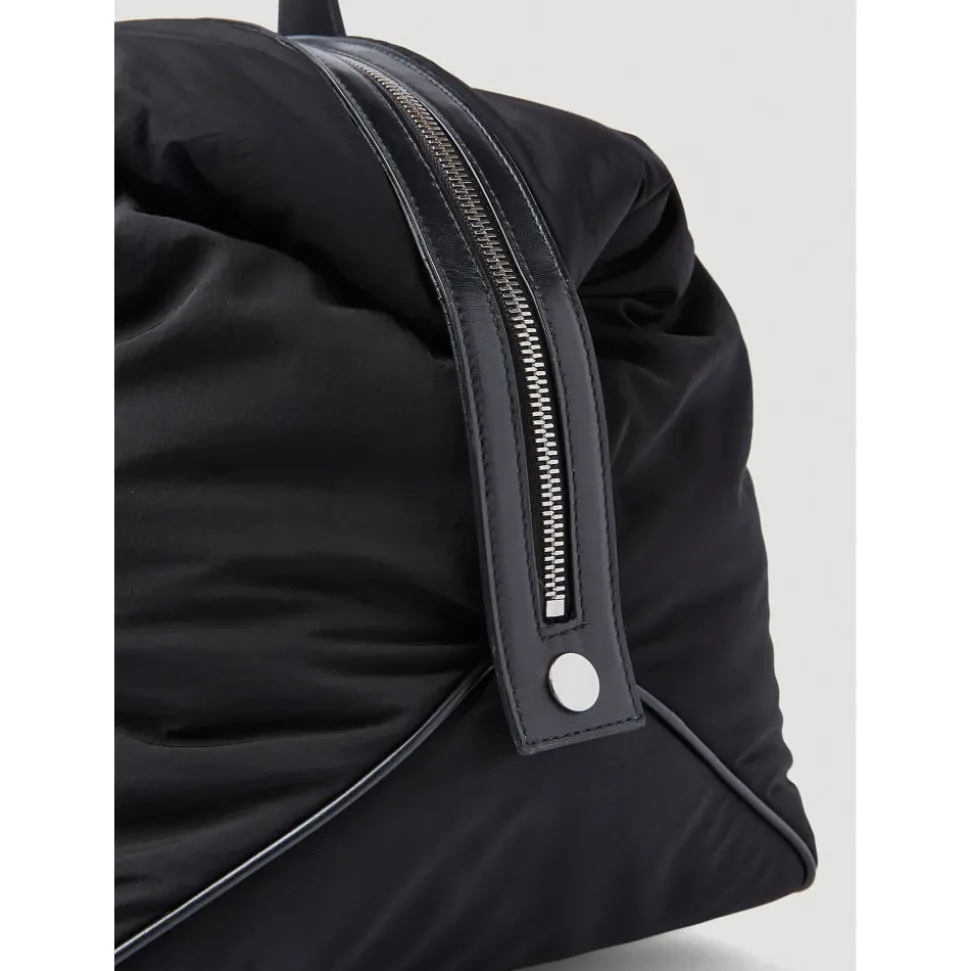 Torba Duffle Z Wykończeniami Ze Skóry