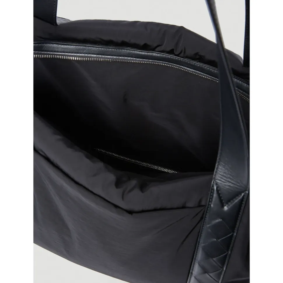 Torba Duffle Z Wykończeniami Ze Skóry