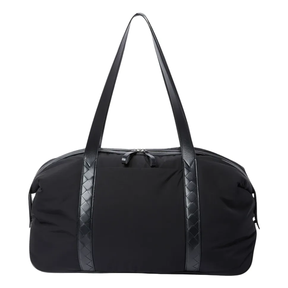 Torba Duffle Z Wykończeniami Ze Skóry