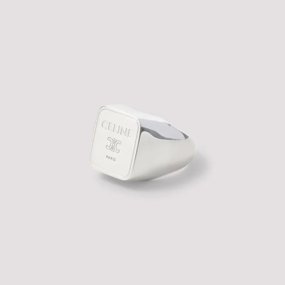 Triomphe Square Signet Ring