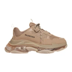 Triple S Jasnobrązowe Sneakersy Mężczyźni