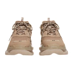 Triple S Jasnobrązowe Sneakersy Mężczyźni