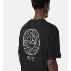 T-shirt o regularnym kroju z nadrukiem 'Stone'