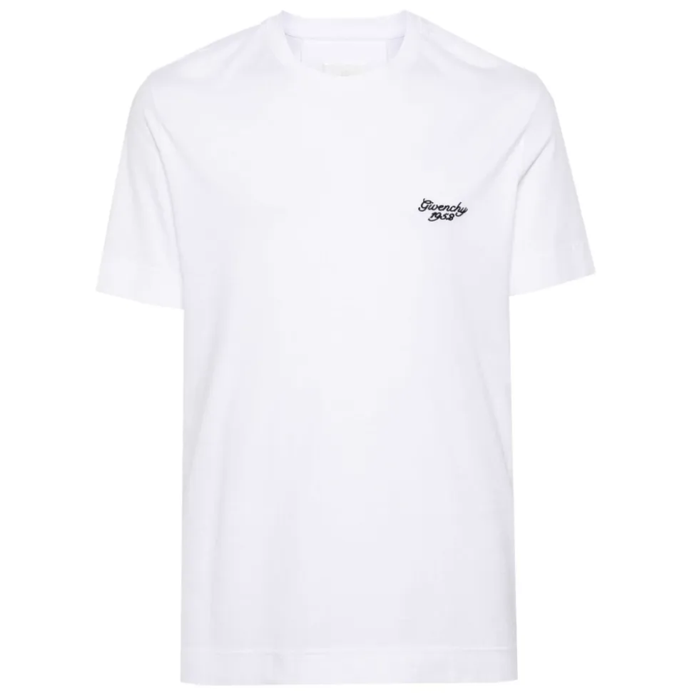 T-shirt z haftowanym logo