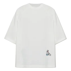 T-shirt z haftowanym wzorem