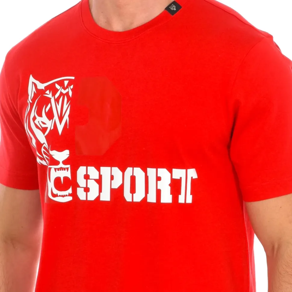 T-shirt z krótkim rękawem i nadrukiem marki