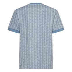 T-shirt z monogramem żakardowym
