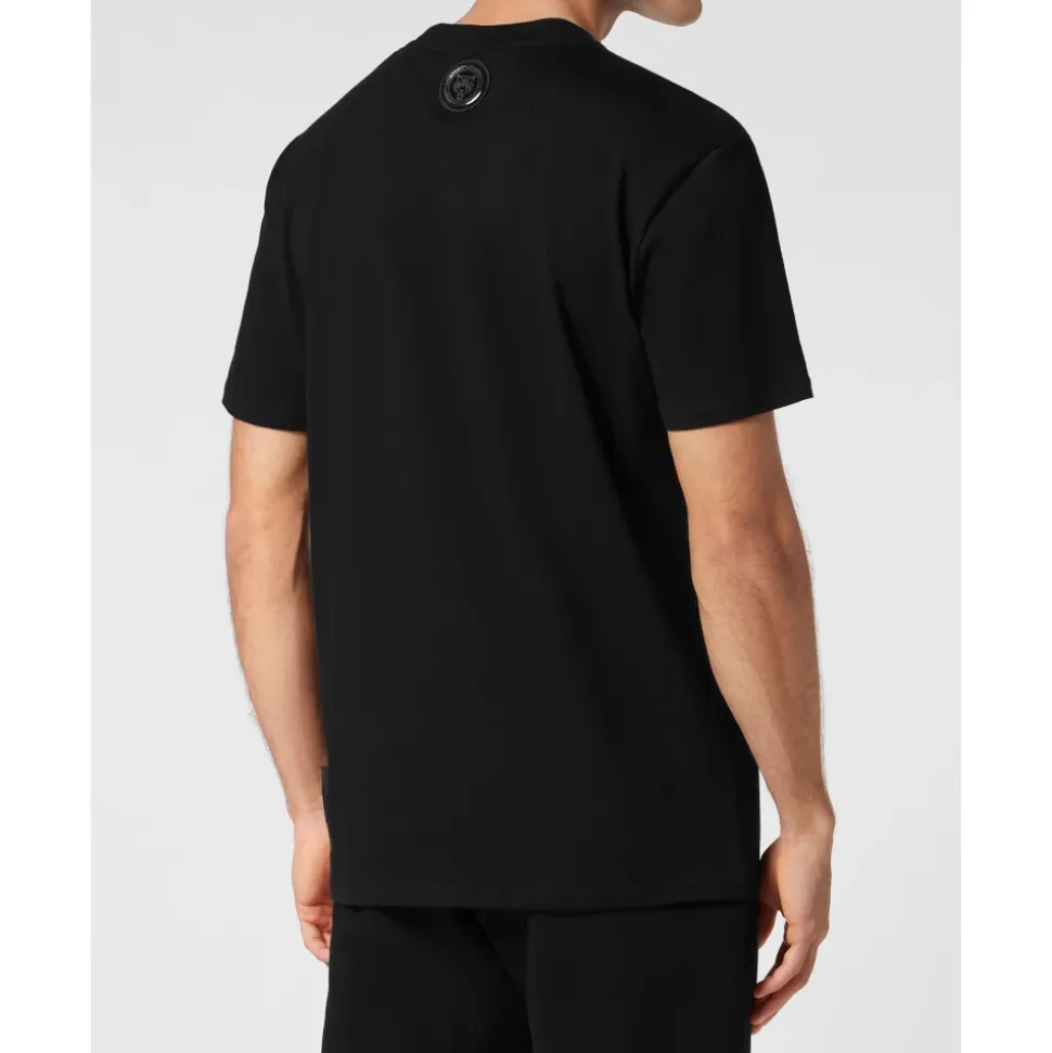 T-shirt z Okrągłym Dekoltem