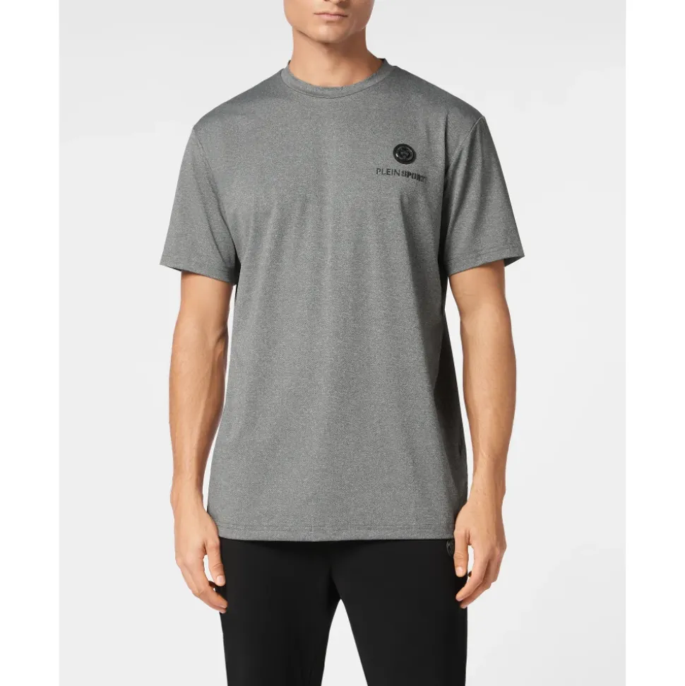 T-Shirt z Okrągłym Dekoltem