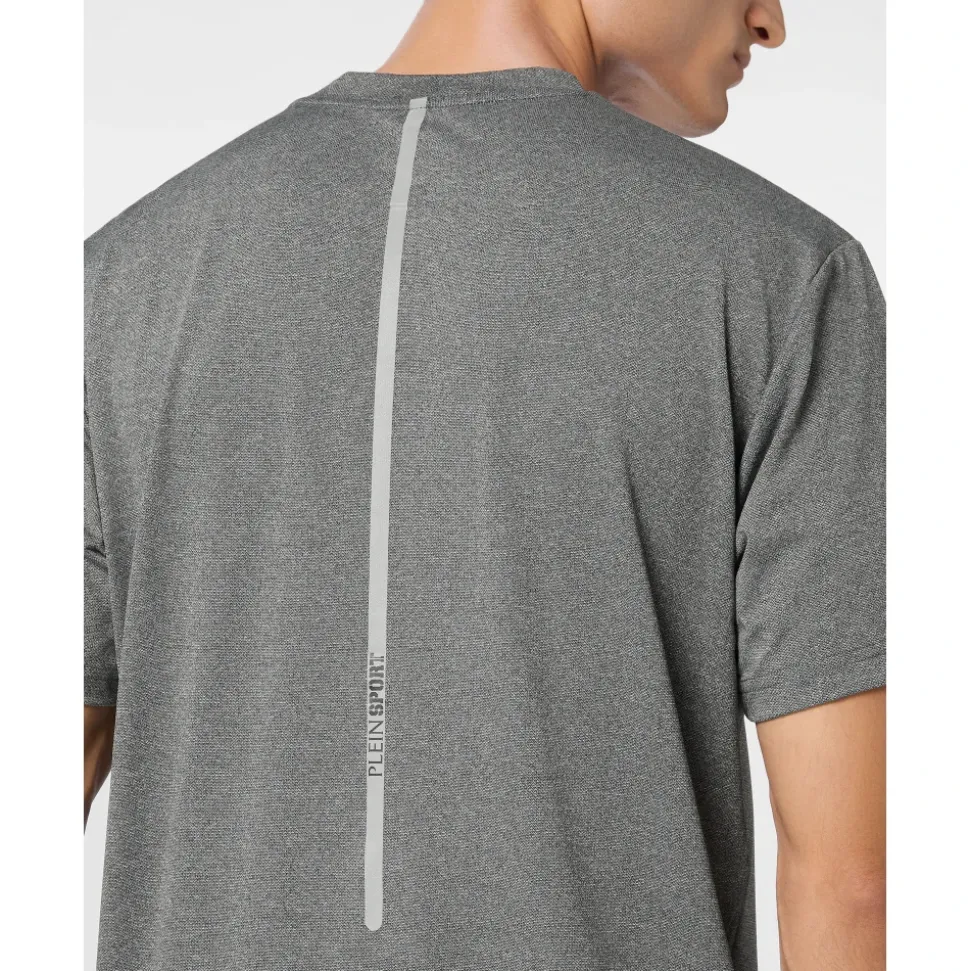 T-Shirt z Okrągłym Dekoltem