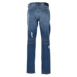 Vintage Blue Biker Jeans