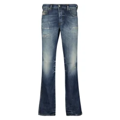 Vintage Niebieskie Proste Jeansy