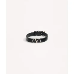 VLogo Leather Bracelet