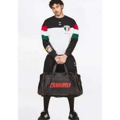 Willy Chavarria Premium Leather Gym Bag