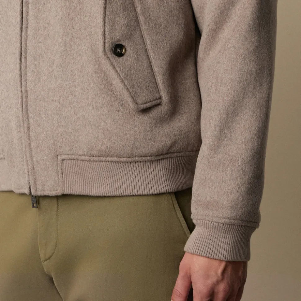 Wool Harrington Jacket