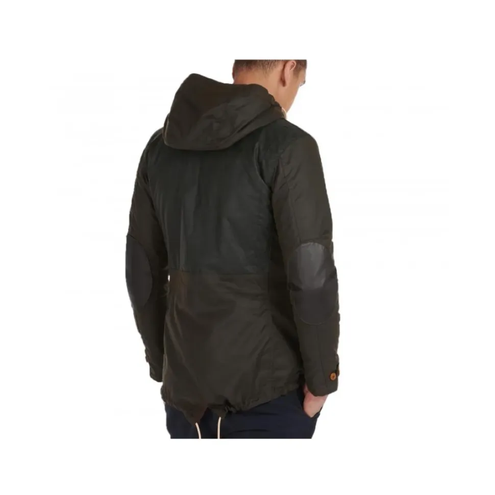 Woskowany Parka Gra Oliwkowy