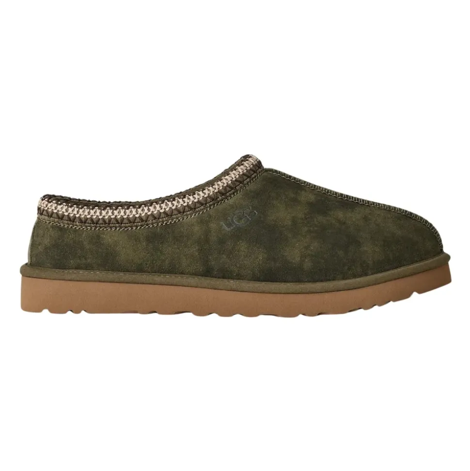Wygodne Zamszowe Kapcie w Burnt Olive