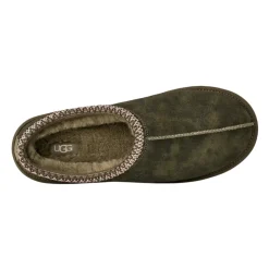 Wygodne Zamszowe Kapcie w Burnt Olive
