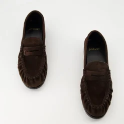 Zamszowe Mokasyny Loafer Elegancki Design