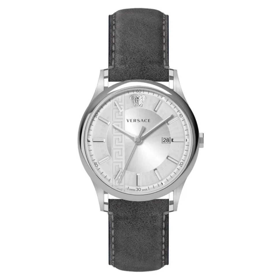 Zegarek Aiakos Swiss Made z Wzorem Greca
