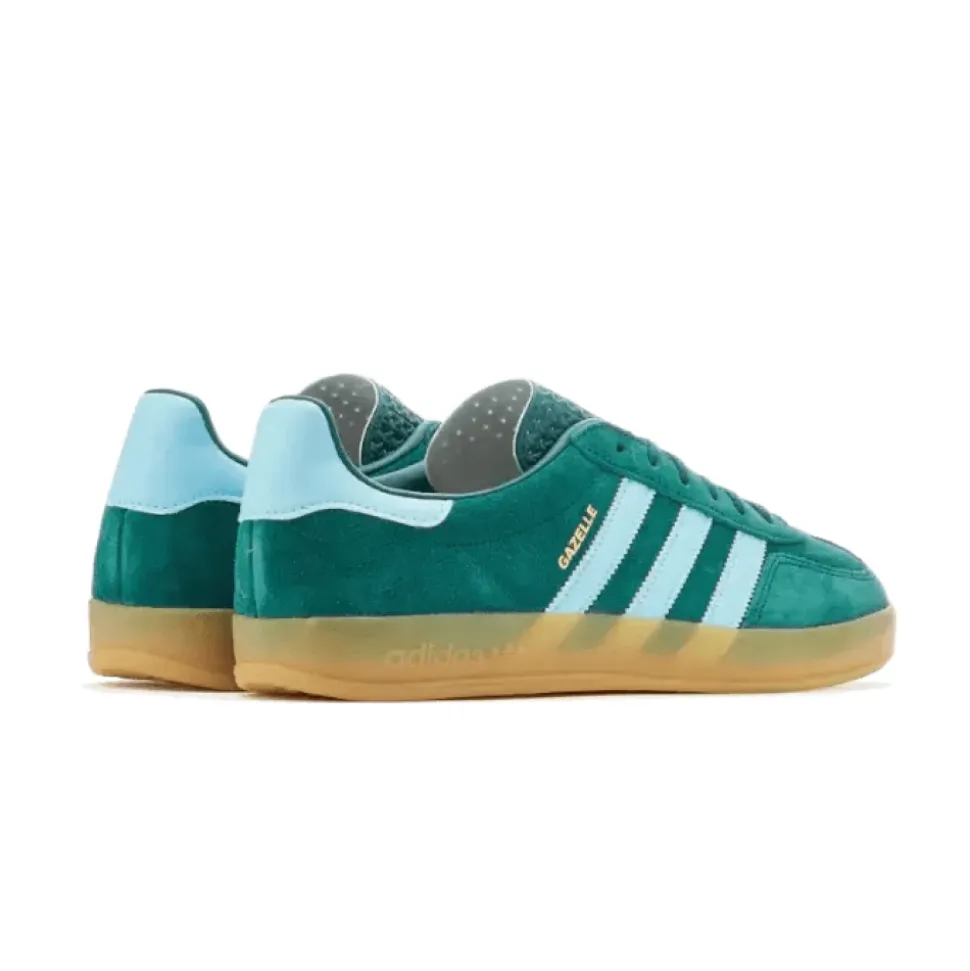 Zielone Sneakersy Gazelle Indoor Stylowe Klasyczne